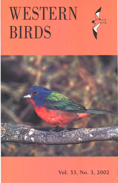 Volume 33, number 3 of Western Birds, published 2002